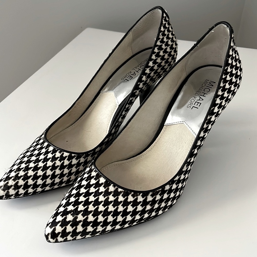 Houndstooth pumps, Michael Kors